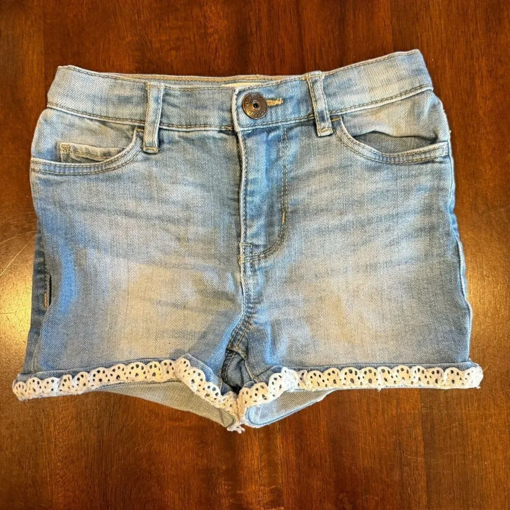 OshKosh B’Gosh Denim Jeans Shorts Girls Size 4